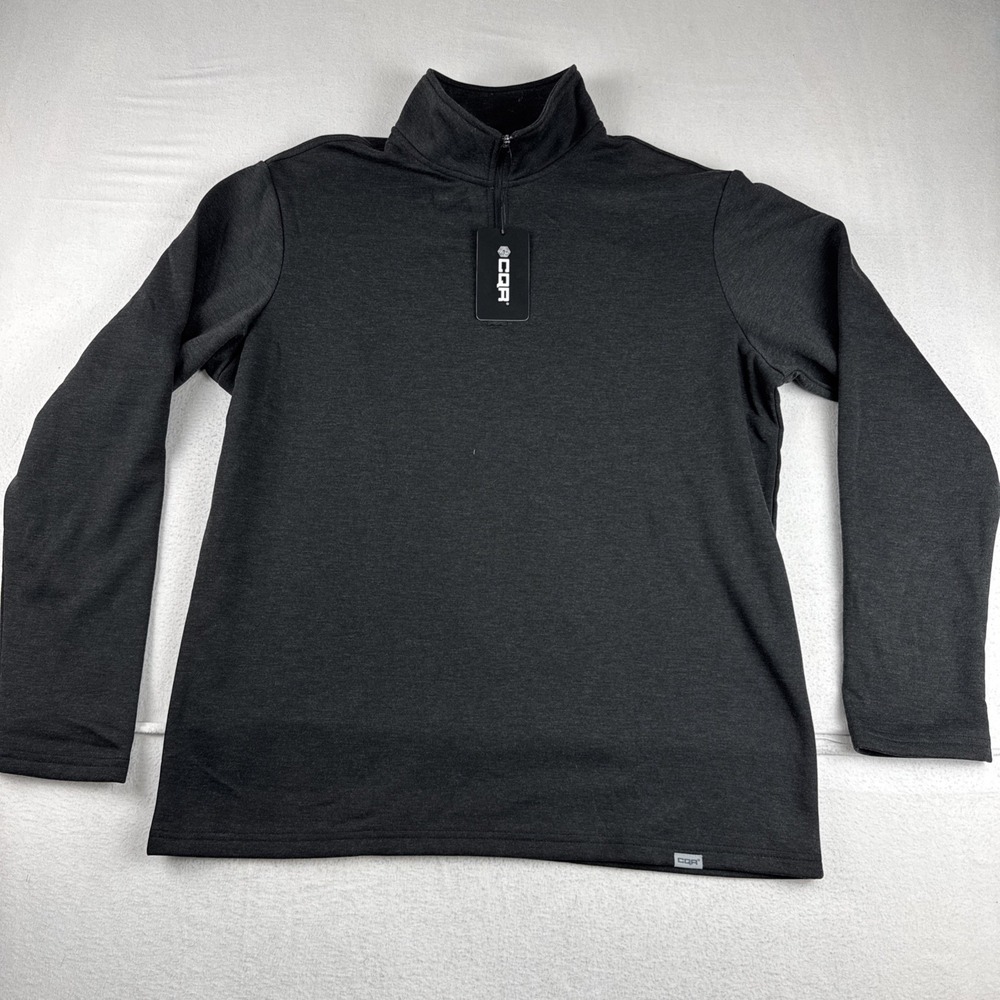 New! CQR Mens Dark Gray 1/4 Zip XL Outdoor Tactical Hunting Camping hiking
